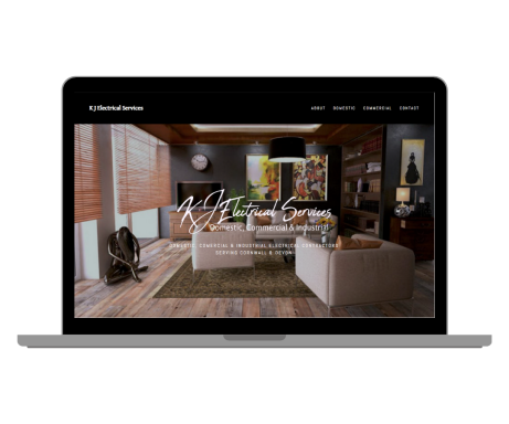 Modern living room with wood accents, a large window, and a stylish sofa arrangement.